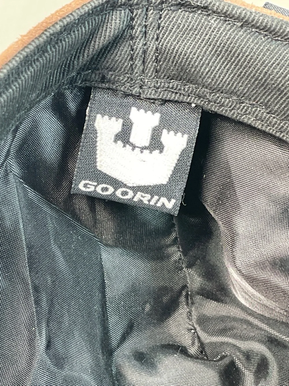 Goorin Brown Leather Flatcap Cap Cabbie Newsboy Size Medium